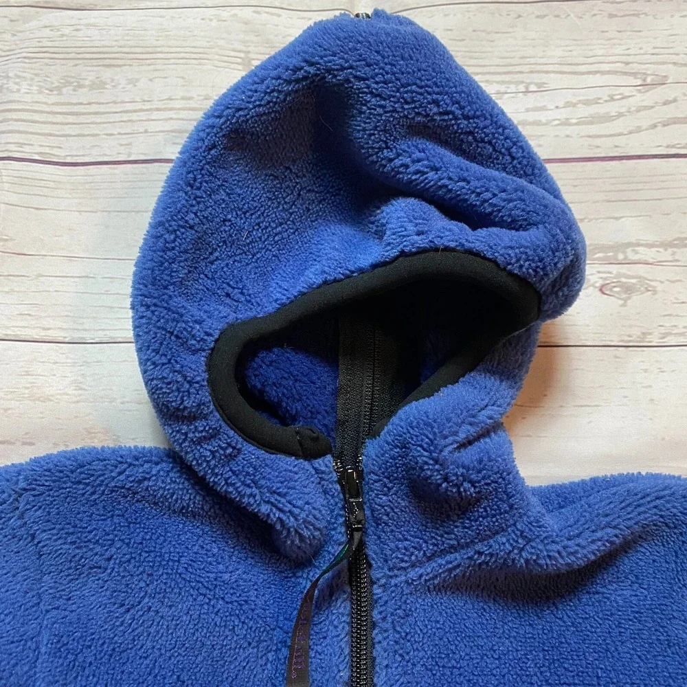 Vintage Molehill Mountain Baby Blue Snow Warm Hooded One‎ Piece Size 3-9 Months